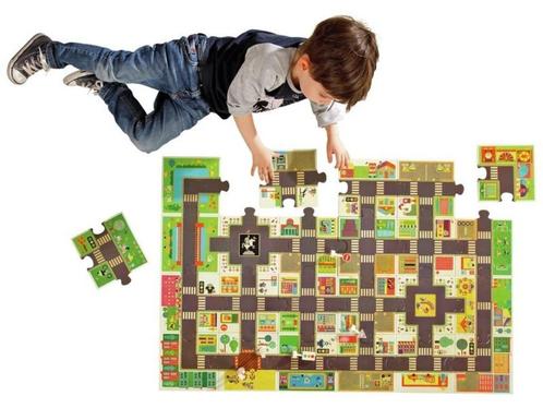 BXL DJECO Puzzle géant - La ville, en tres bon etat !, Enfants & Bébés, Jouets | Circuits, Comme neuf, Pièces, Enlèvement ou Envoi