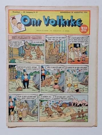 Vandersteen Prinske Plezante Cirkus - Ons Volkske 30/08/1956