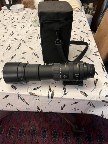 Sigma lens 150-500  f5 - 6.3 voor canon eos  