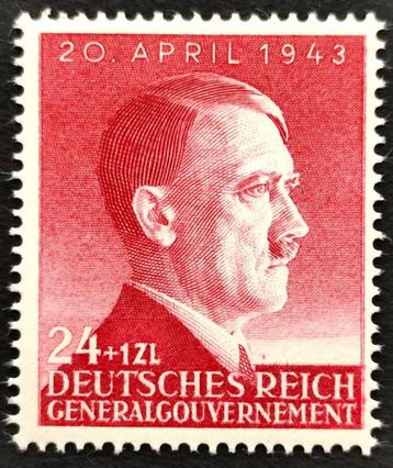 Dt.Reich: 54ste verjaardag A.Hitler 20/04/1943 POSTFRIS