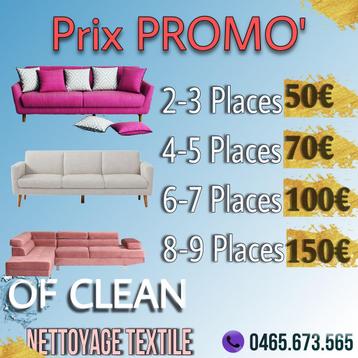 Nettoyage canapé 80€