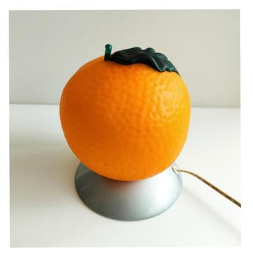 Vintage IKEA sinaasappel lamp '90