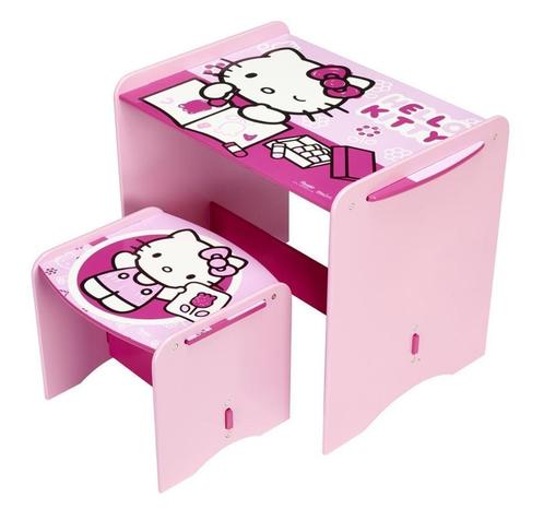 Hello Kitty Bureau met Krukje - Van 49,- voor 29,95!, Kinderen en Baby's, Kinderkamer | Tafels en Stoelen, Nieuw, Tafel(s) en Stoel(en)