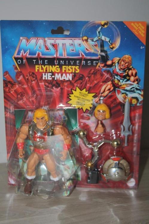 Masters of the univers , Flying Fists ,HE MAN + comic ,Nieuw, Collections, Cinéma & Télévision, Neuf, TV, Enlèvement ou Envoi