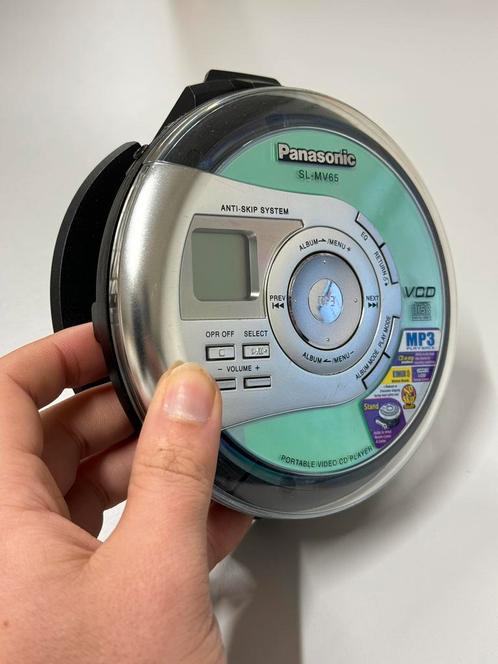 Panasonic SL-MV65 baladeur vintage lecteur CD MP3 sans fil, TV, Hi-fi & Vidéo, Walkman, Discman & Lecteurs de MiniDisc, Lecteur MiniDisc