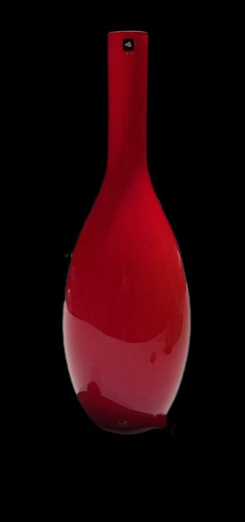 Prachtige wijnrode Leonardo vaas, volledig krasvrij, Maison & Meubles, Accessoires pour la Maison | Vases, Comme neuf, Enlèvement ou Envoi