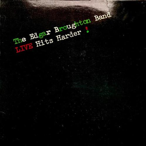 LP  The Edgar Broughton Band ‎– Live Hits Harder!, CD & DVD, Vinyles | Rock, Utilisé, Pop rock, 12 pouces, Enlèvement ou Envoi