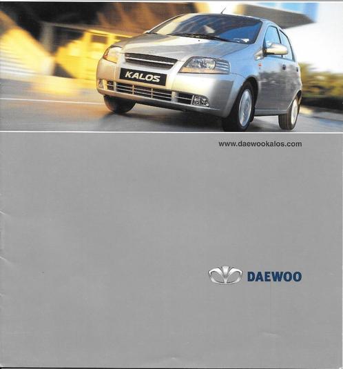 DAEWOO KALOS 2 brochures, Boeken, Auto's | Folders en Tijdschriften, Zo goed als nieuw, Overige merken, Ophalen of Verzenden
