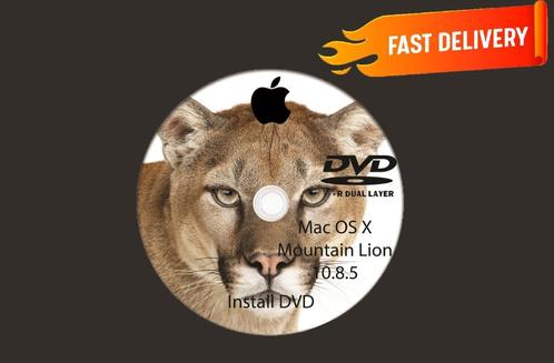 Installez Mac OS X Mountain Lion 10.8.5 via DVD !! OSX macOS, Informatique & Logiciels, Systèmes d'exploitation, Neuf, MacOS, Envoi