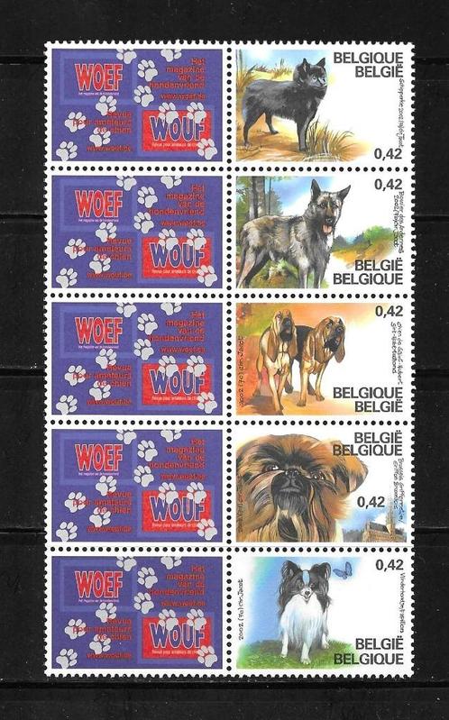 België 2002 - OCB 3064/68 Postfris Côte 5,00€ - Lot Nr. 658, Postzegels en Munten, Postzegels | Europa | België, Gestempeld, Frankeerzegel