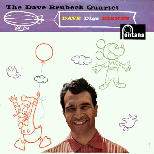 The Dave Brubeck Quartet – Dave Digs Disney, Cd's en Dvd's, Vinyl | Jazz en Blues, Gebruikt, Jazz, 1940 tot 1960, 12 inch, Ophalen of Verzenden