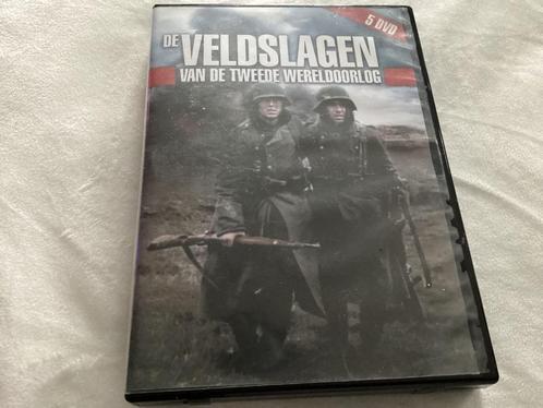 De Veldslagen van de Tweede Wereldoorlog (5 dvd’s), Cd's en Dvd's, Dvd's | Documentaire en Educatief, Oorlog of Misdaad, Boxset