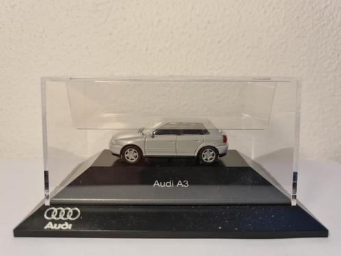 Audi A3 (gris) - Rietze 1/87, Hobby & Loisirs créatifs, Voitures miniatures | 1:87, Comme neuf, Voiture, Rietze, Envoi