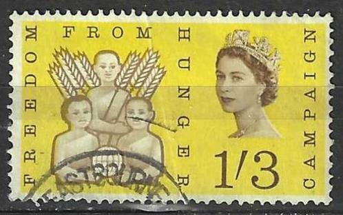 Groot-Brittannie 1963 - Yvert 371 - Tegen de Honger (ST), Postzegels en Munten, Postzegels | Europa | UK, Gestempeld, Verzenden