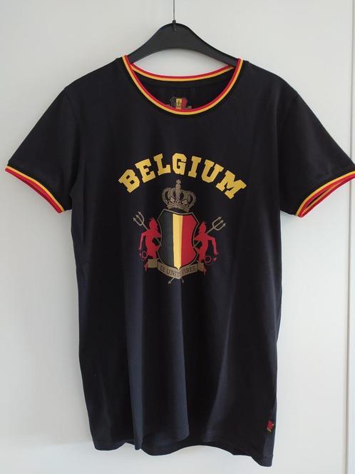 Zwart t-shirt Belgium, Kleding | Heren, T-shirts, Zo goed als nieuw, Maat 46 (S) of kleiner, Zwart, Ophalen