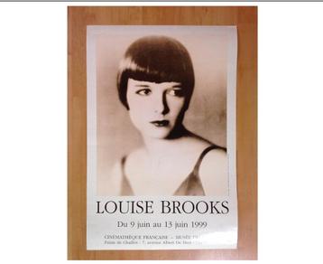 Louise Brooks - Affiche cinémathèque française 1999 - 40x60