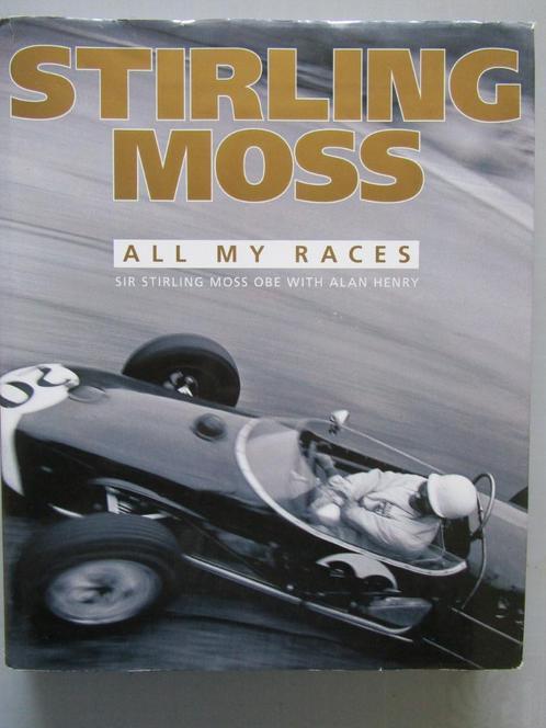 Stirling MOSS  " all my races ", Livres, Autos | Livres, Utilisé, Général, Enlèvement ou Envoi