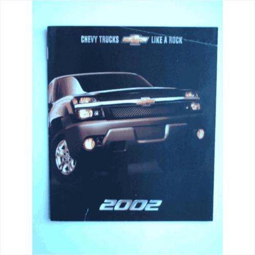 Chevy Trucks Brochure 2002 #1 Engels, Boeken, Auto's | Folders en Tijdschriften, Gelezen, Ophalen of Verzenden