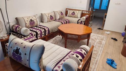 Complete Marokkaanse woonkamer 1.000€, Huis en Inrichting, Zetels | Complete zithoeken, Nieuw, Hout, Ophalen of Verzenden