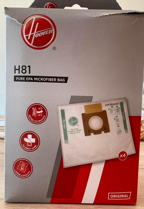 Hoover H81 sacs aspirateur - boîte de 4 neuve, Electroménager, Aspirateurs, Neuf, Aspirateur, Réservoir
