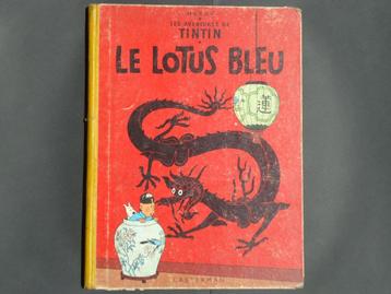 1946 Tintin Le Lotus Bleu Edition originale Hergé Casterman 