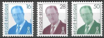 Belgie 1996 - Yvert 2655-2657 /OBP 2660-2662  Albert II (PF)