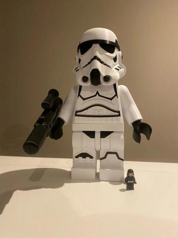 Groot Lego Minifig Star Wars Storm Trooper met Blaster