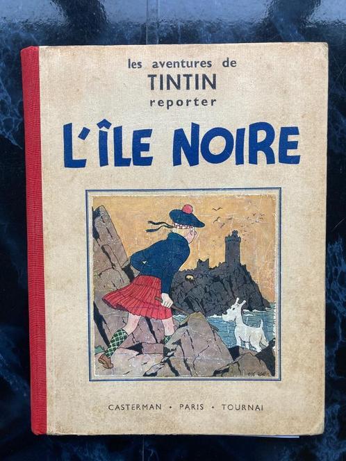 TINTIN - L’ile noire - N&B - EO - A5 (sans Hergé) - 1938, Boeken, Stripverhalen, Gelezen, Eén stripboek, Ophalen of Verzenden