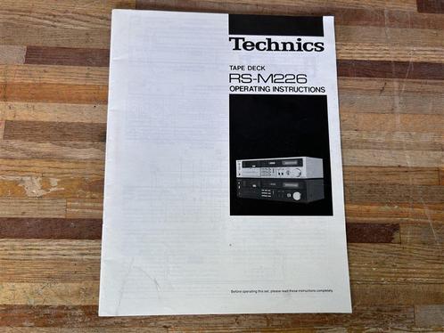 A1365. Handleiding van Technics RS-M266 cassettedeck, Audio, Tv en Foto, Overige Audio, Tv en Foto, Zo goed als nieuw, Ophalen of Verzenden