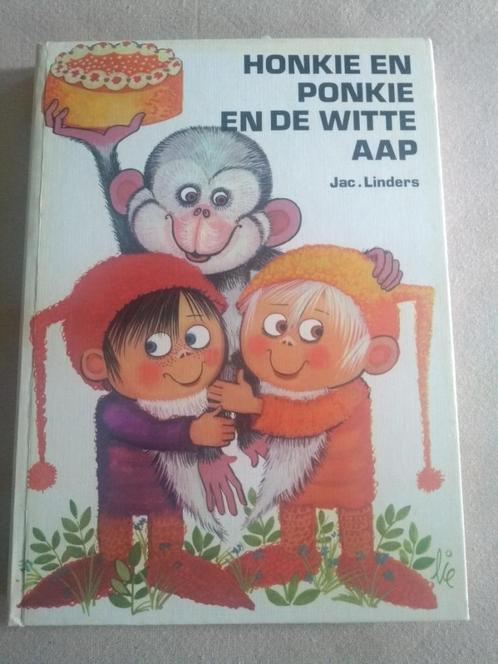 boek: Honkie en Ponkie op de Bulderberg./.. en de witte aap, Livres, Livres pour enfants | 4 ans et plus, Utilisé, Fiction général