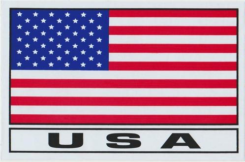 USA vlag sticker #9, Motos, Accessoires | Autocollants, Envoi