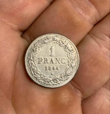 1 franc 1844, Leopold 1er  ++