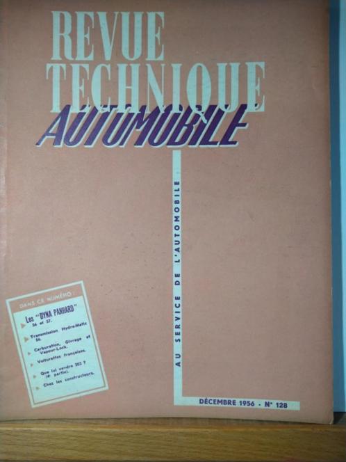 RTA - Dyna Panhard - n 128 - déc. 1956, Autos : Divers, Modes d'emploi & Notices d'utilisation, Enlèvement ou Envoi