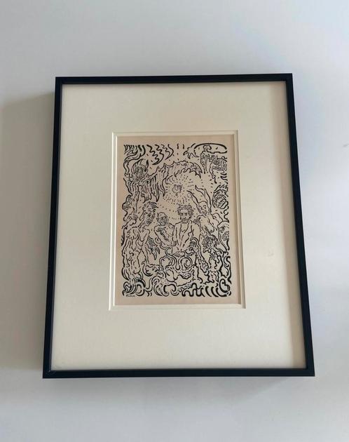 James Ensor - Litho, Antiek en Kunst, Kunst | Litho's en Zeefdrukken, Ophalen of Verzenden