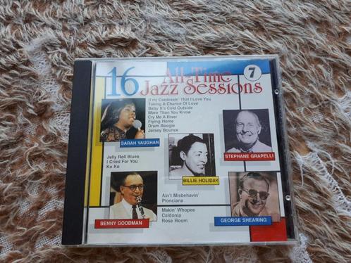 CD - Jazz - 16 All-Time Jazz Sessions, CD & DVD, CD | Jazz & Blues, Comme neuf, Jazz, Envoi