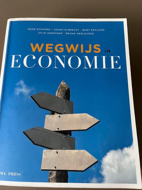Bruno Merlevede - Wegwijs in economie 8,00€, Boeken, Economie, Management en Marketing, Zo goed als nieuw, Ophalen of Verzenden