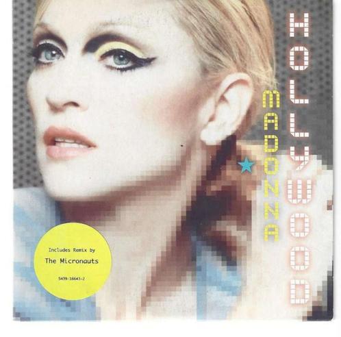 CD Single Madonna Hollywood, CD & DVD, CD Singles, Comme neuf, Dance, Enlèvement ou Envoi