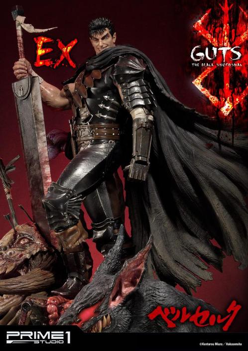 Guts, Black Swordsman Exclusive Berserk Prime 1 Studio Neuve, Collections, Statues & Figurines, Neuf, Enlèvement ou Envoi