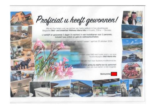 5-daags verblijf in Kroatië, Vacances, Bed & Breakfasts & Pensions, Campagne, Montagnes ou collines, Propriétaire, Climatisation