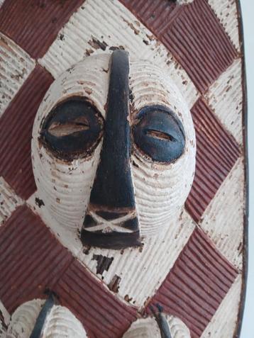 Masai houten wapenschild 75 x 40 cm