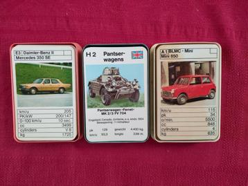 Vintage auto speelkaarten