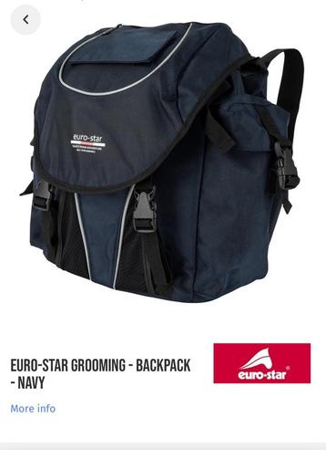 Rugzak backpack grooming EUROSTAR navy nieuw 