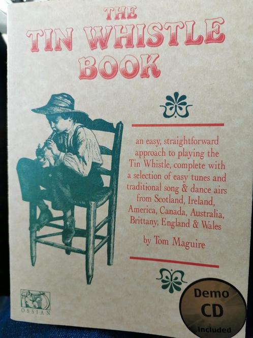 Le livre Tin Whistle : édition du livre uniquement - Tom Mag, Musique & Instruments, Partitions, Comme neuf, Leçon ou Cours, Musique du monde