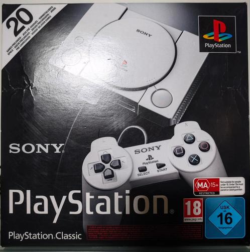 PlayStation Classic, Consoles de jeu & Jeux vidéo, Consoles de jeu | Sony PlayStation 1, Comme neuf, Enlèvement ou Envoi