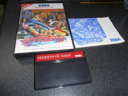 Sega Master System Streets of Rage (orig-compleet), Consoles de jeu & Jeux vidéo, Jeux | Sega, Utilisé, Master System, Combat