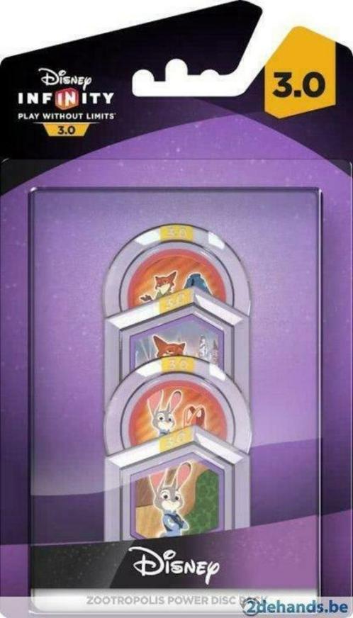 Disney Infinity 3.0 Power Discs - Zootropolis (4 Pack)-nieuw, Consoles de jeu & Jeux vidéo, Jeux | Autre, Neuf, Plateforme, Enlèvement ou Envoi