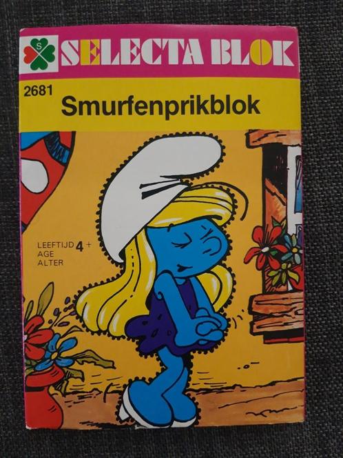 Smurfen prikblok 1983, Collections, Schtroumpfs, Comme neuf, Enlèvement ou Envoi