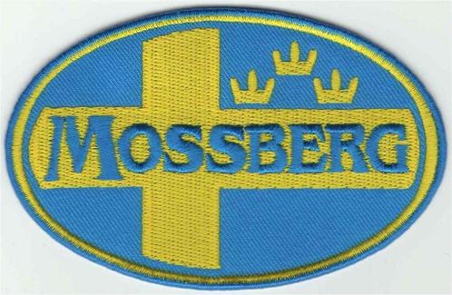 Mossberg stoffen opstrijk patch embleem, Collections, Vêtements & Patrons, Neuf, Envoi