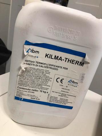 Klima-therm product om in chape te mengen voor vloerverwarm.