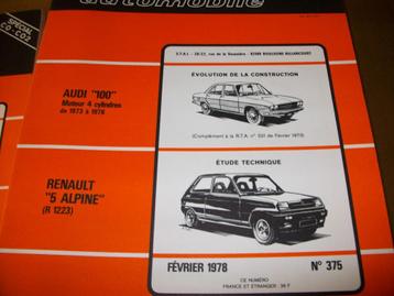 revue technique renault R5 alpine de 1976-1984